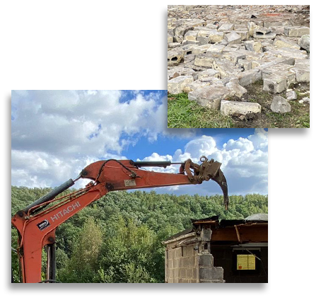 pelleteuse pour démolition