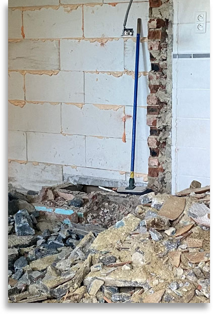 nettoyage d'un chantier